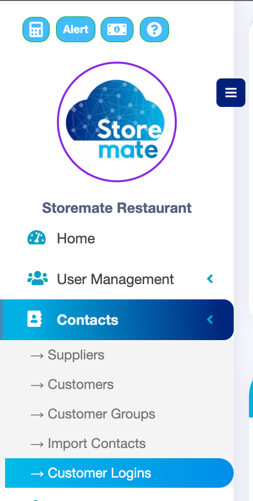 Customer Login - Add